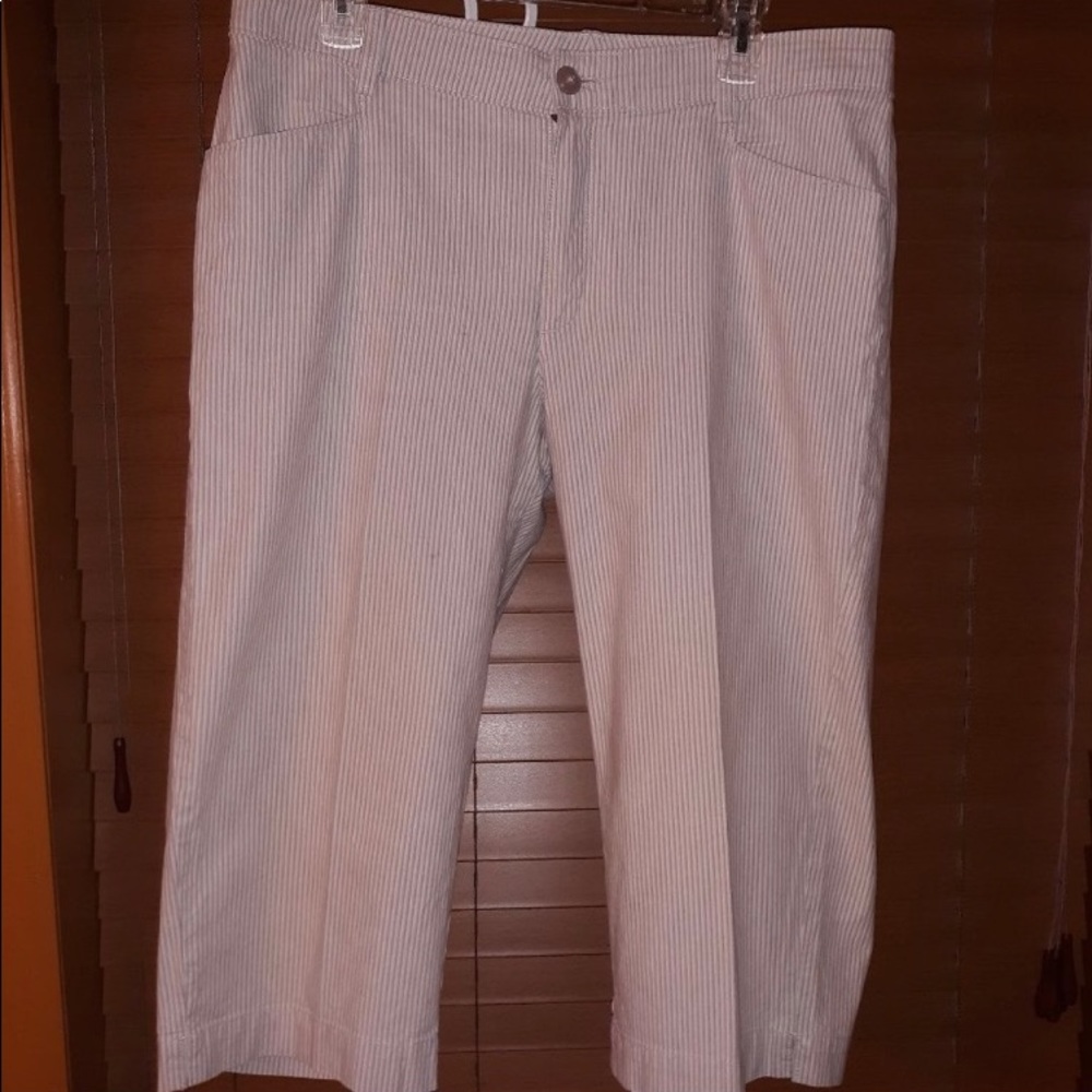 Lee Pinstripe Capri